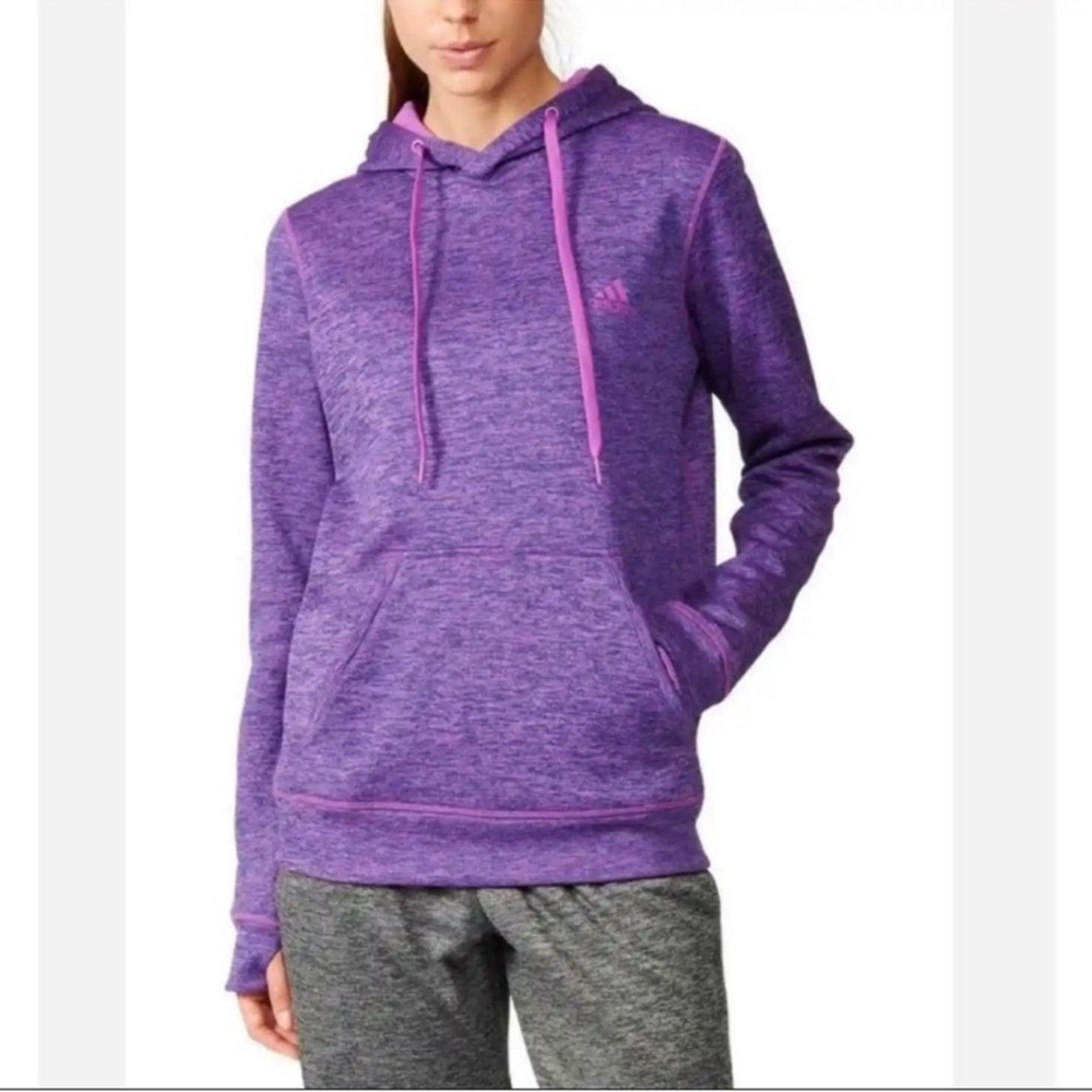 Adidas Climawarm Sweater Hoodie Pullover Purple M Women’s
